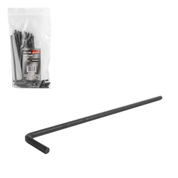LLAVE HEX, L LARGA 1/8&quot; (PRECIO X PZA - EMPAQUE C/20 PZAS)