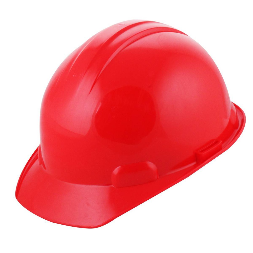 CASCO DE SEGURIDAD TIPO CACHUCHA C/MATRACA ROJO