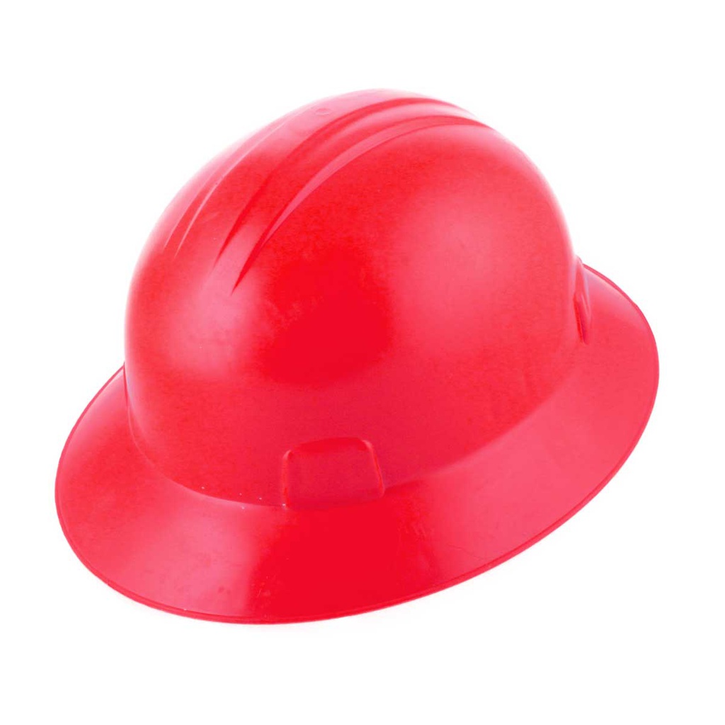 CASCO DE SEGURIDAD TIPO ALA ANCHA ROJO