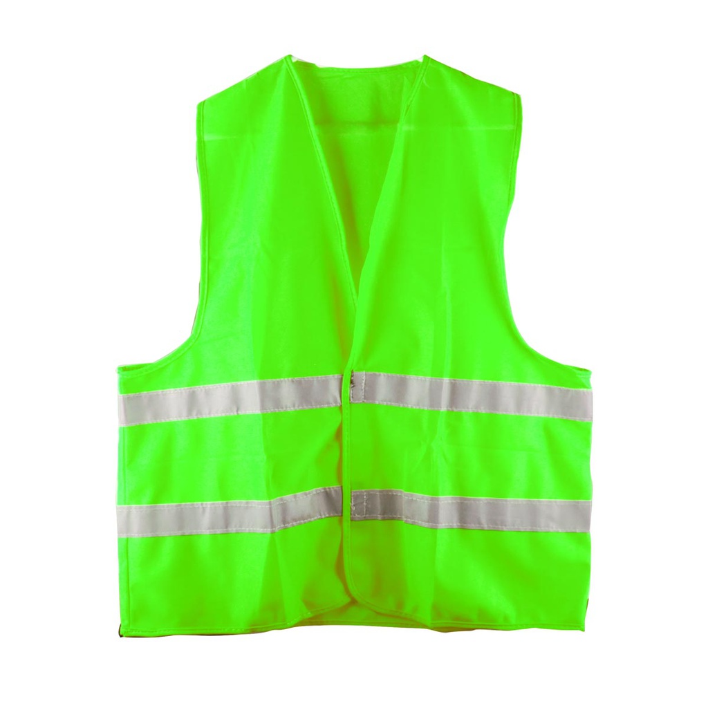 CHALECO CLASE II AJUSTE CON VELCRO VERDE UNITALLA