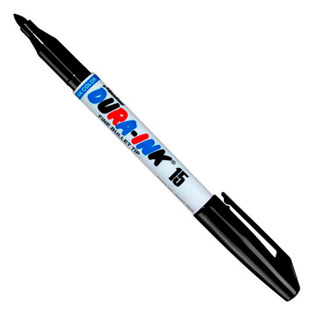 MARCADOR PERMANENTE NEGRO (INK 15) (CAJA C/12 - PRECIO X PZA)