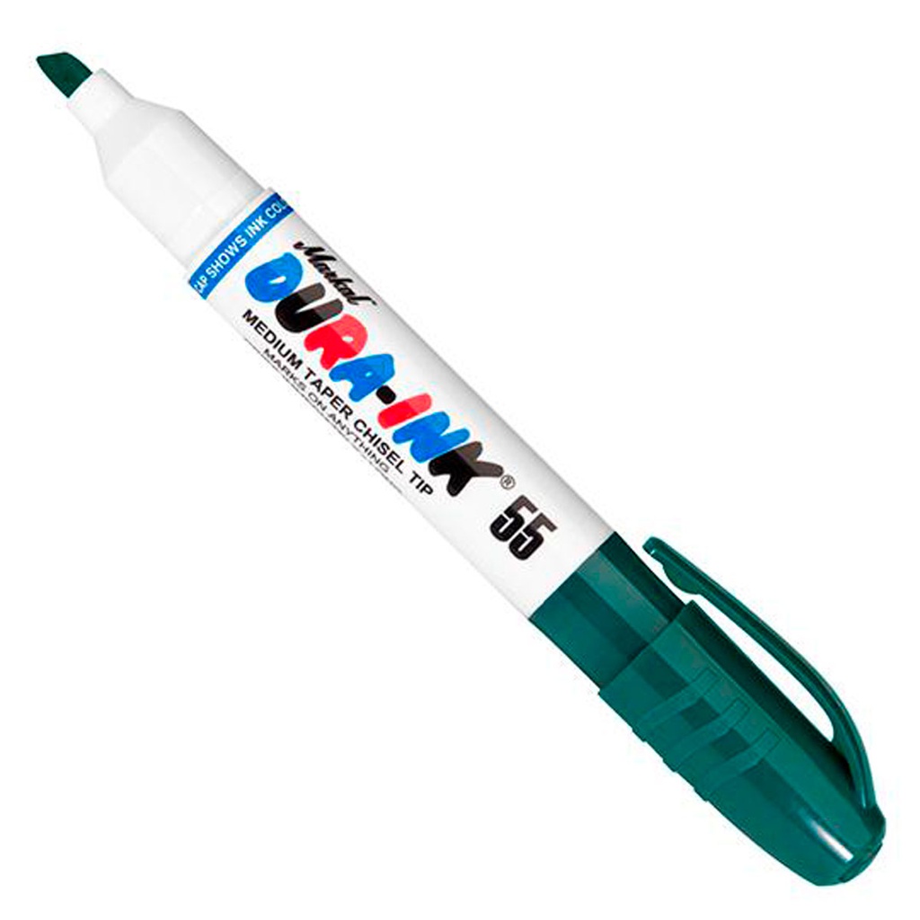 MARCADOR PERMANENTE VERDE 55 (CAJA C/12 - PRECIO X PZA)