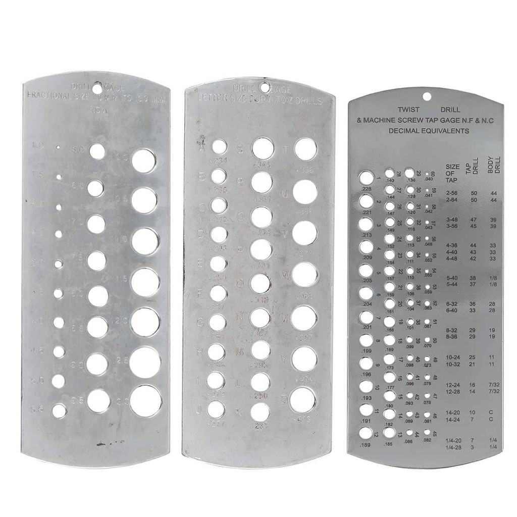 GAGE CALIBRADOR P/BROCAS 3-1 FRACC. NUM. Y ALFA