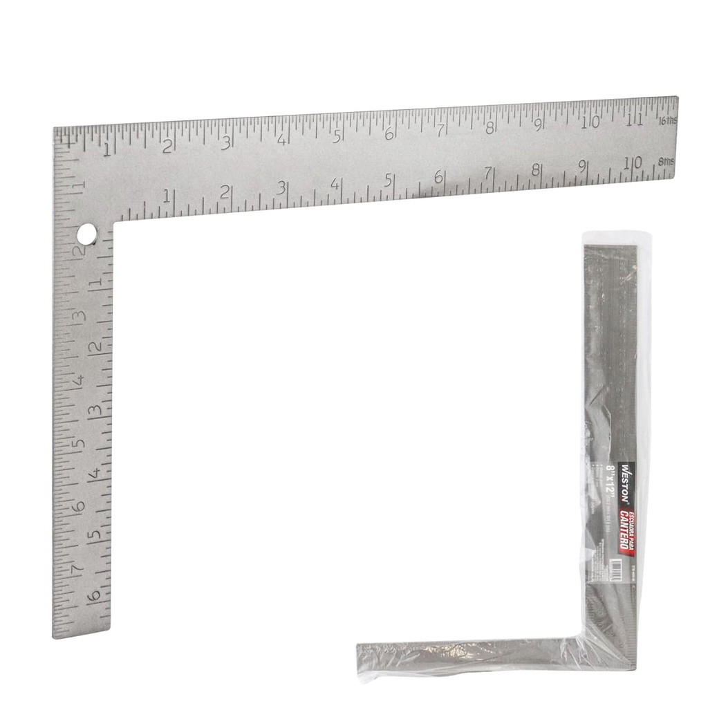 ESCUADRA PARA CANTERO 8" x 12"