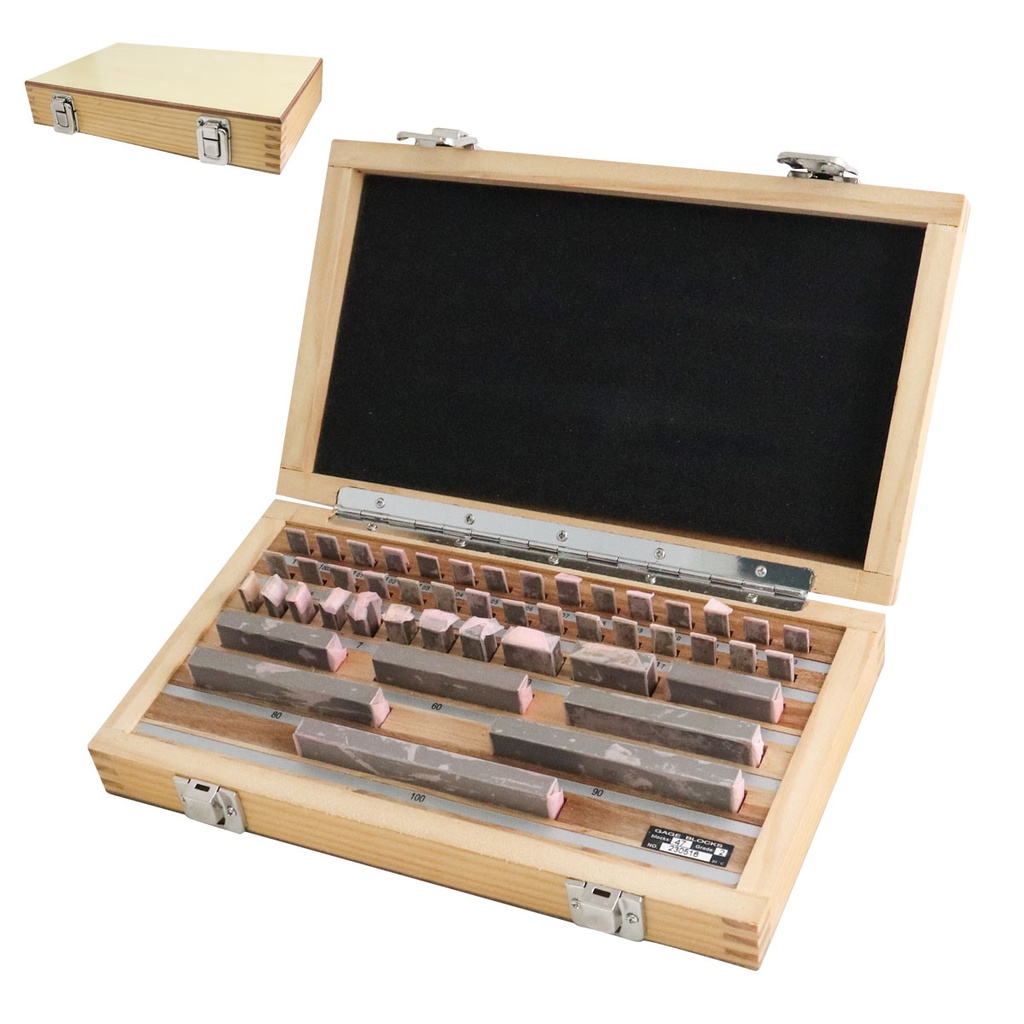 BLOQUES PATRON RECTANGULARES D/CALIBRACION GRADO 2 JGO 47 PIEZAS