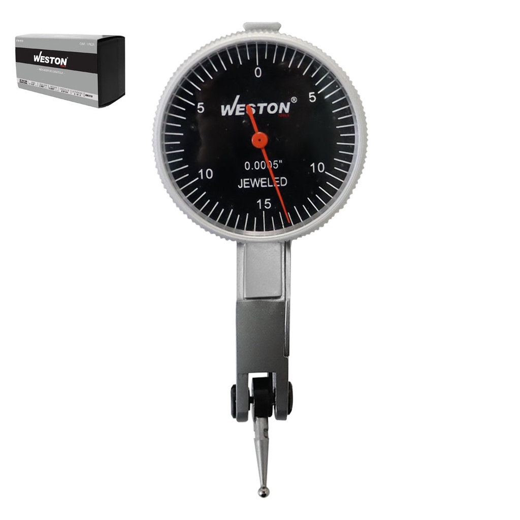 INDICADOR D/PESTAÑA 0 - 0.03" x 0.0005"