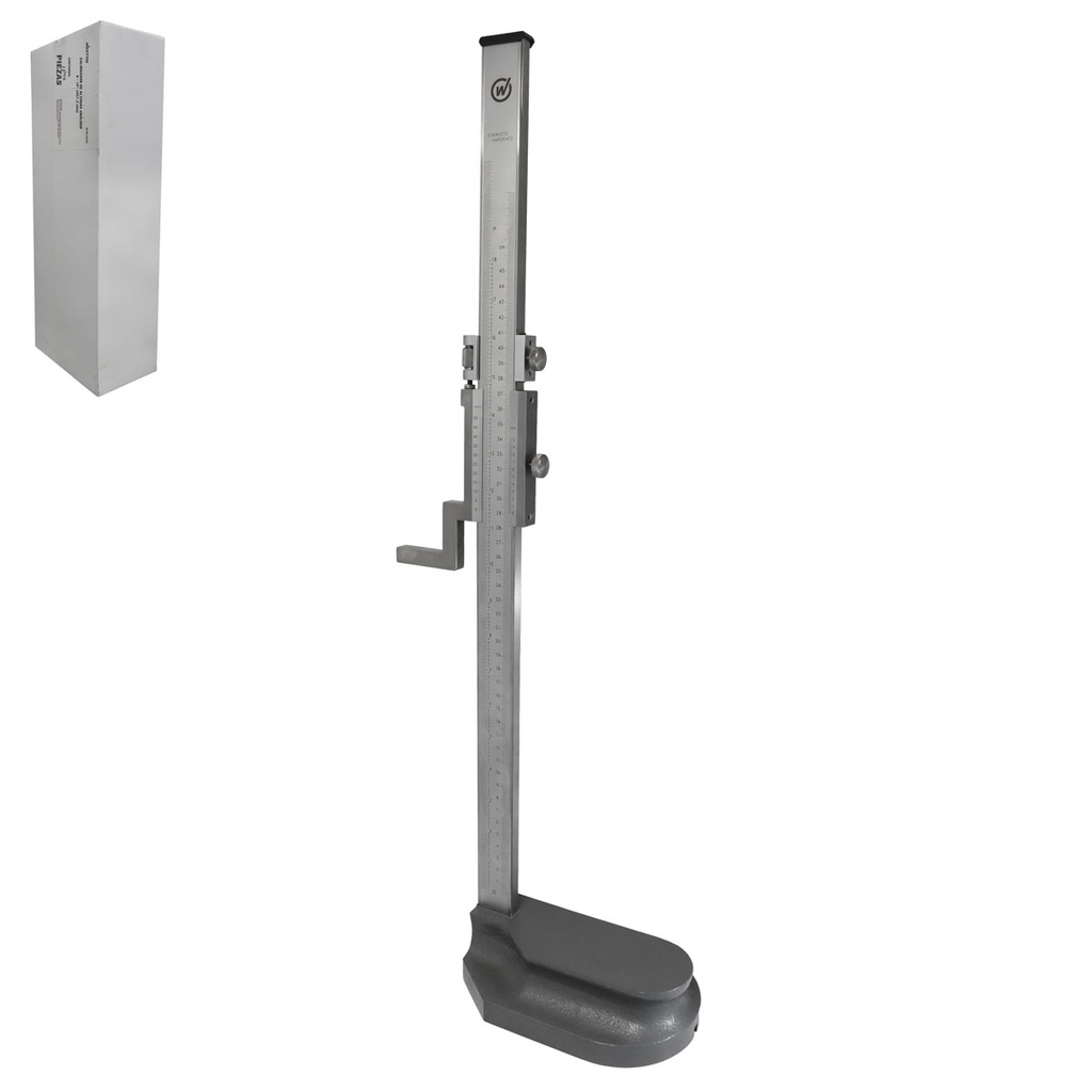 CALIBRADOR ALTURAS ANALOGO ACERO INOX. 18&quot;