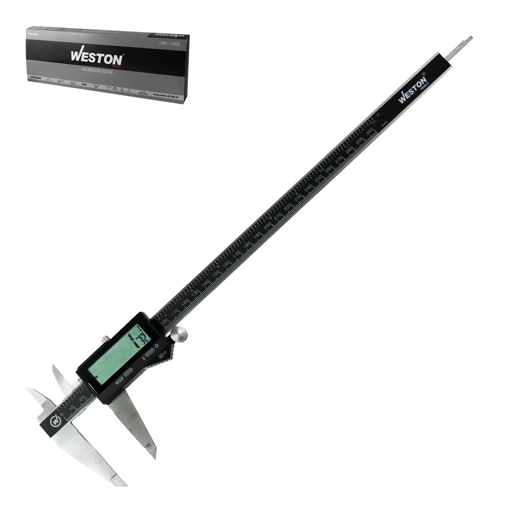 CALIBRADOR DIGITAL ACERO INOX. SENSOR INDUCTIVO 12&quot;