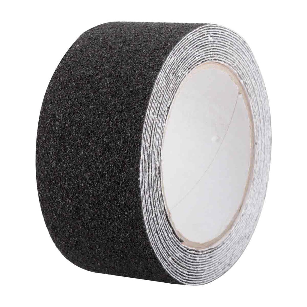 CINTA ANTIDERRAPANTE 1&quot; NEGRA 25mm X 5M G46 (CAJA C/48 PZAS - PRECIO X PIEZA)
