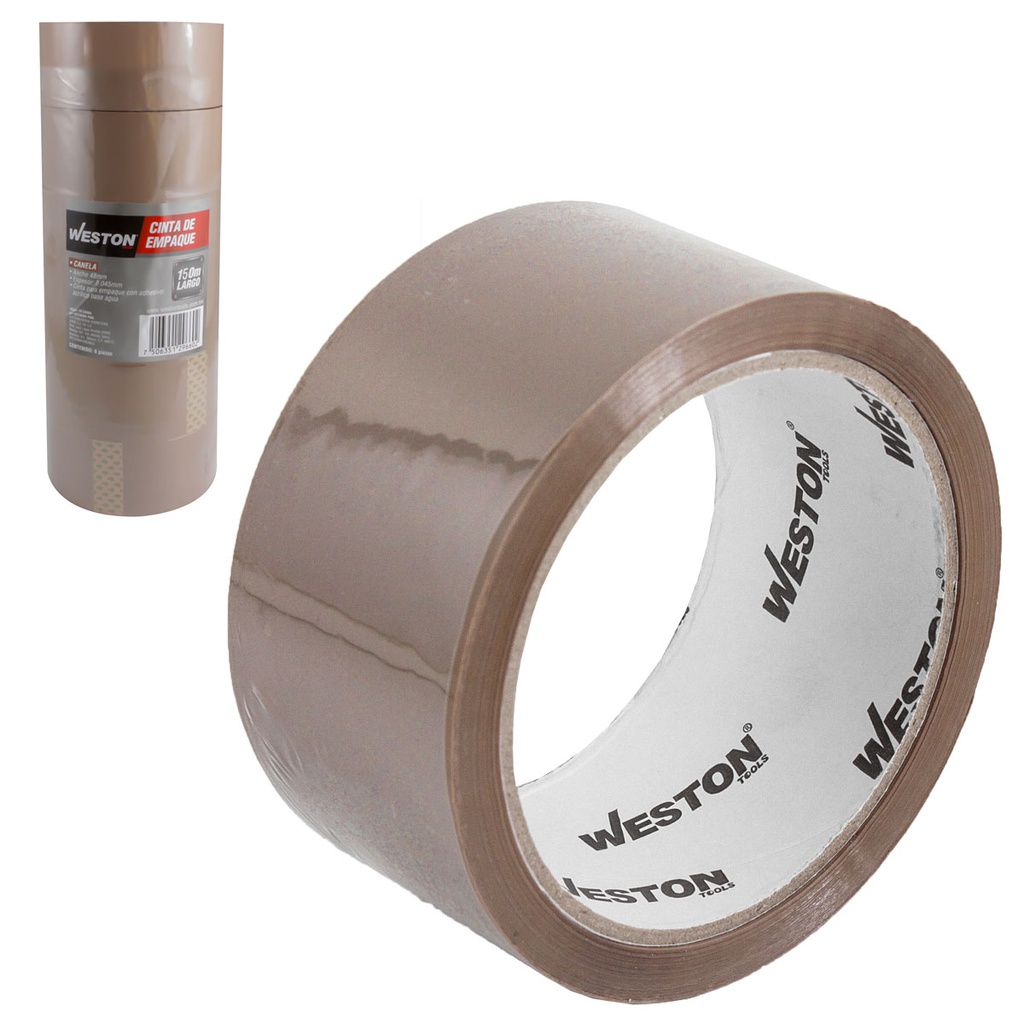 CINTA DE EMPAQUE CANELA  mm X 50M            