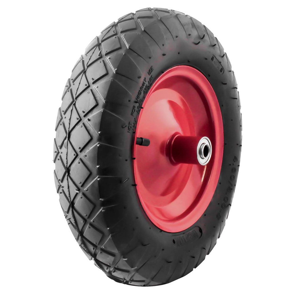 LLANTA NEUMATICA PARA CARRETILLA 16" C/RIN