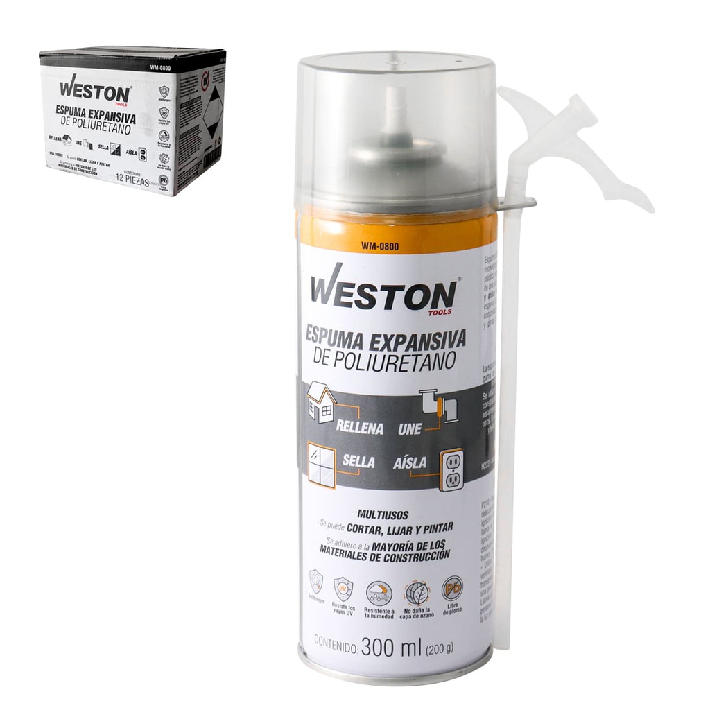 ESPUMA EXPANSIVA DE POLIURETANO 300ml           