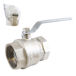 VALVULA DE ESFERA NIQUELADA ROSCABLE WOG 400 2-1/2&quot; (CAJA C/2 PZAS - PRECIO X PIEZA)