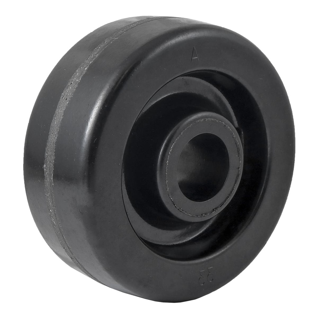 RUEDA FENOLICA 5X2" C/BALERO Y 2 CUBIERTAS PLASTICAS