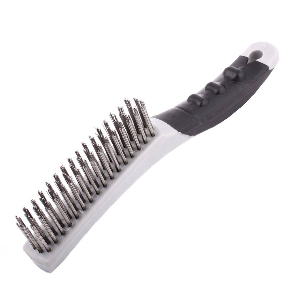 CEPILLO C/MANGO PLASTICO ERGONOMICO 4X16 PINCELES A. AL CARBON 0.014"