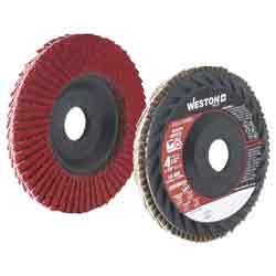 DISCO LAMINADO CERAMICO CON RESPALDO DE PLASTICO T27 4-1/2" G80  WP