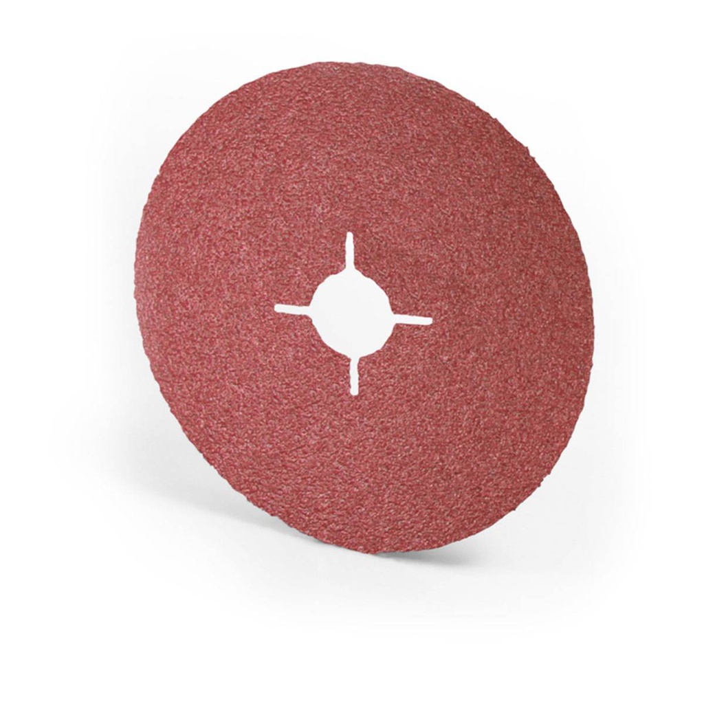 DISCO DE LIJA C60 BARRENO 4.5" X 7/8" CERAMICS METAL VSM XF760 4 RANURAS