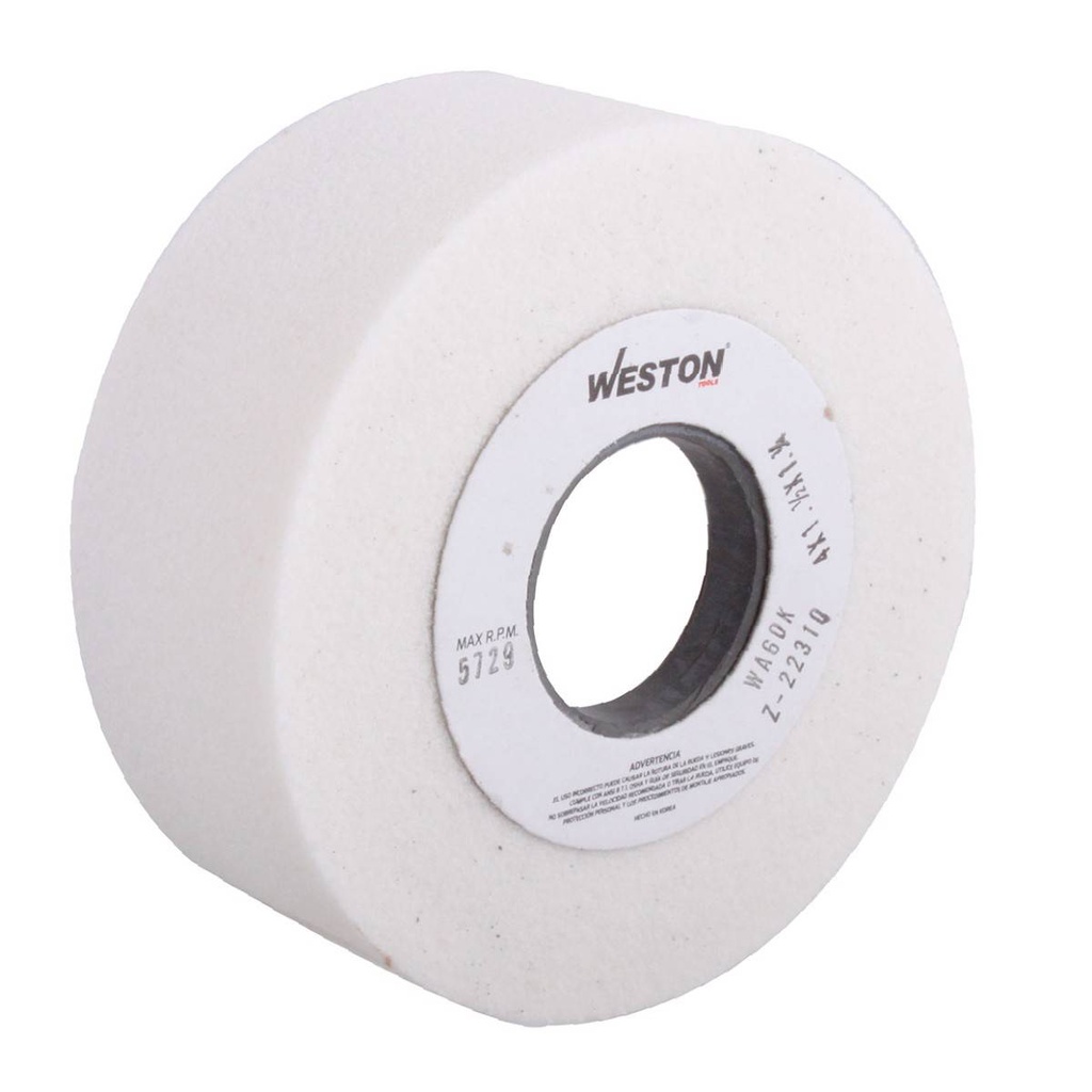 RUEDA TAZA BLANCA TIPO 6  4 X 1-1/2 WA60