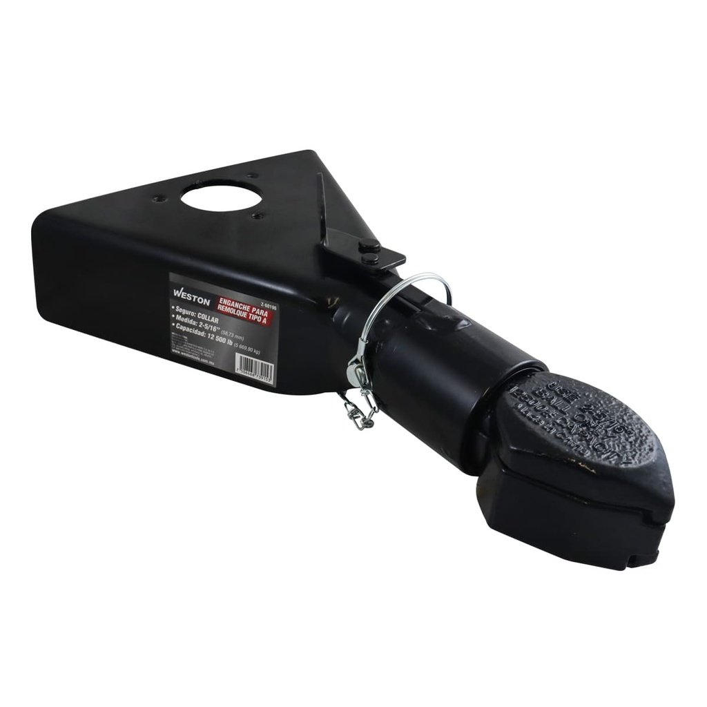 ENGANCHE P/REMOLQUE TIPO "A" C/SEGURO COLLAR MEDIDA 2-5/16" CAP. 12500 LB