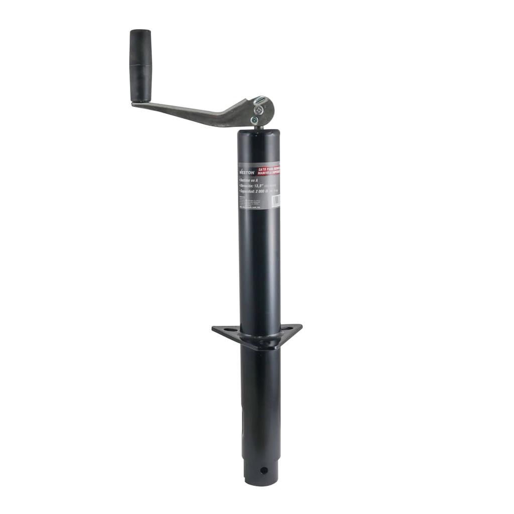 GATO P/REMOLQUE BASTIDOR EN "A" C/TUBO REDONDO MANIVELA SUPERIOR CAP. 2000 LB