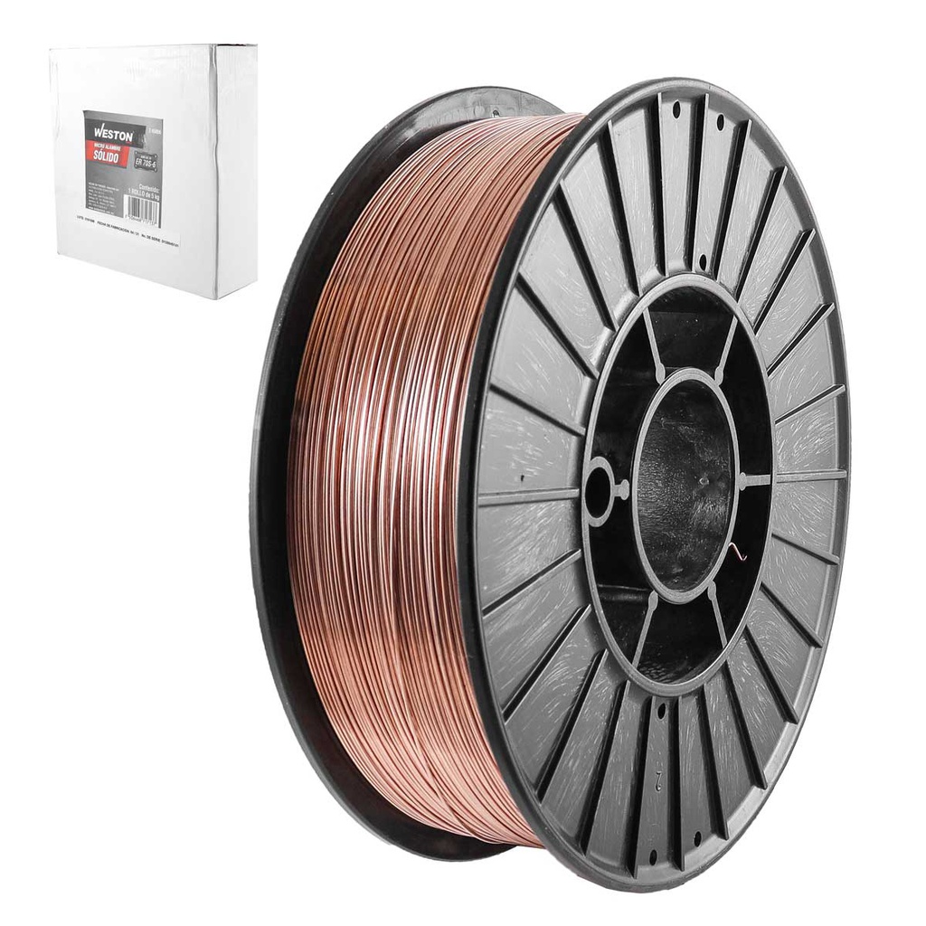 SOLDADURA MICROALAMBRE SOLIDO 70S-6 0.035'' (0.9mm) 5KG - TR