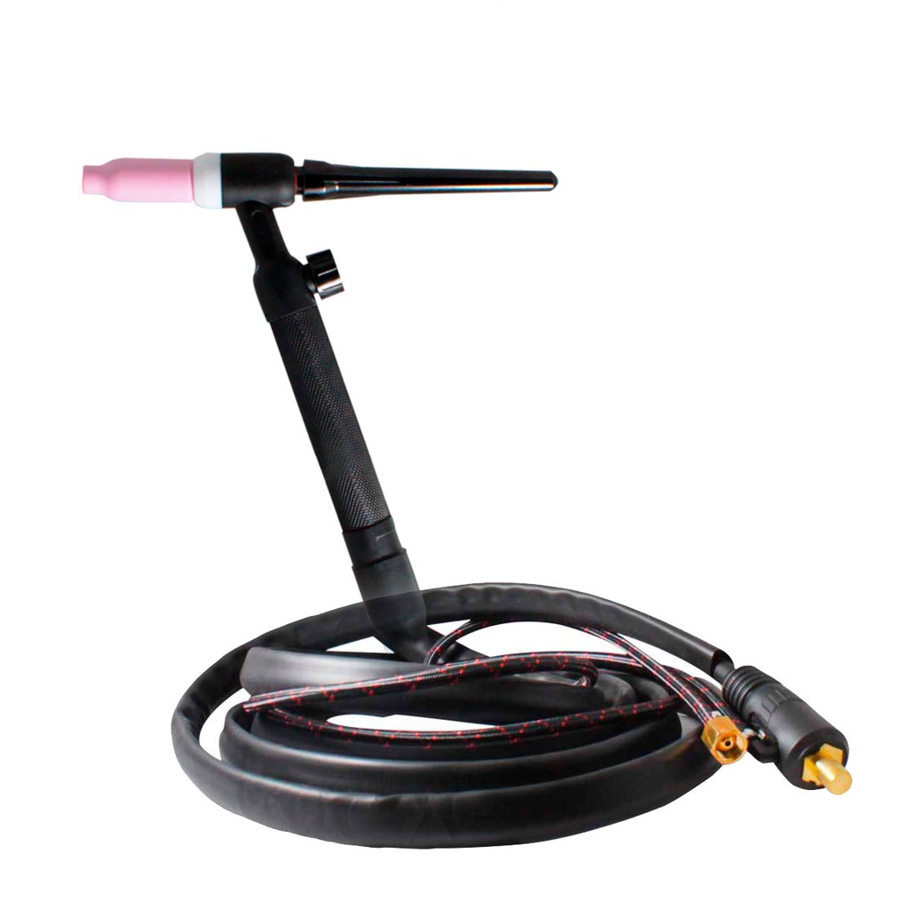 ANTORCHA TIG S17 C/VALVULA 12FT, RIGIDA, BORNE DE 3/8'' WP-17V