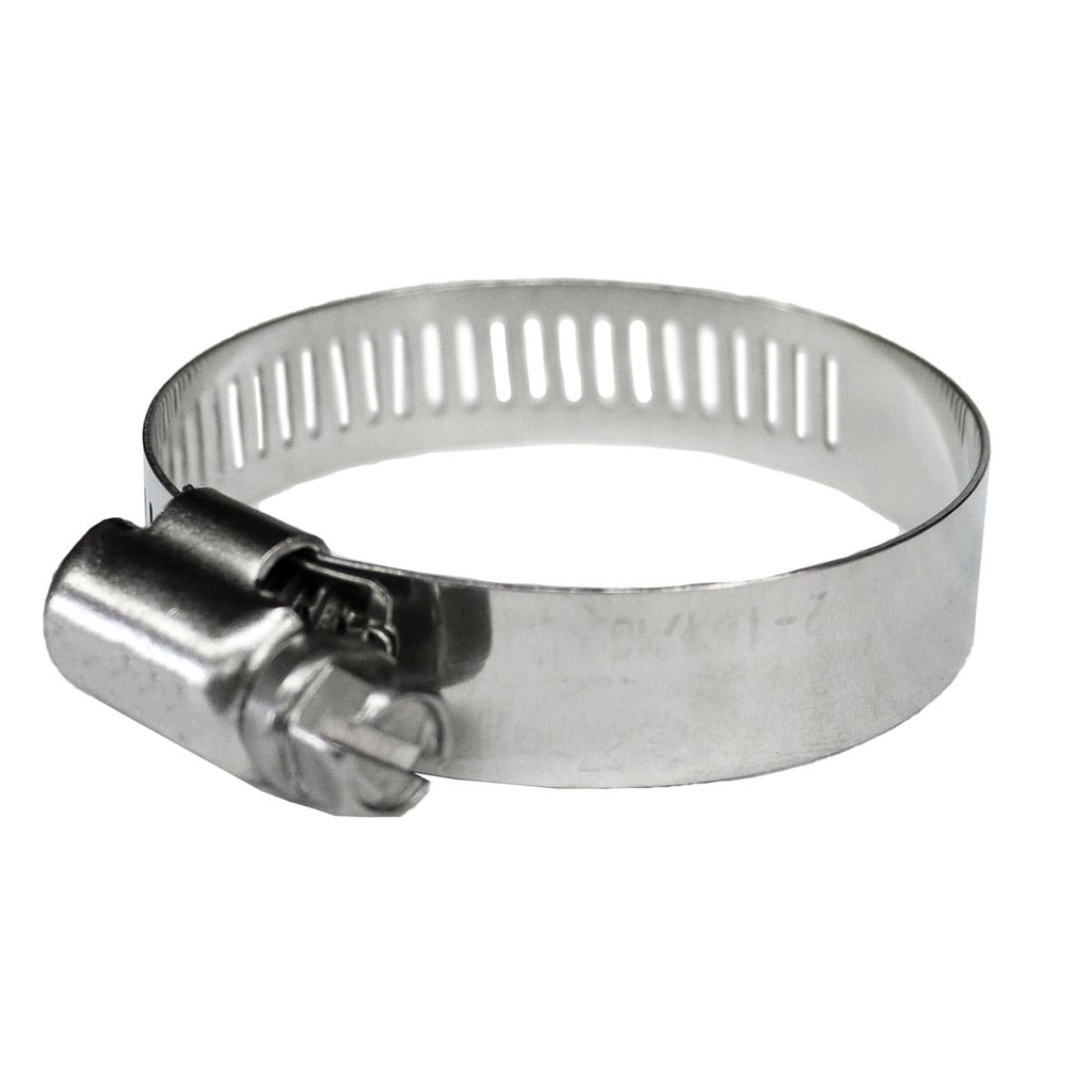 ABRAZADERA SINFIN D/ACERO INOXIDABLE #24 27-51MM X 13MM (Precio x pieza - Empaque c/10 pzas)