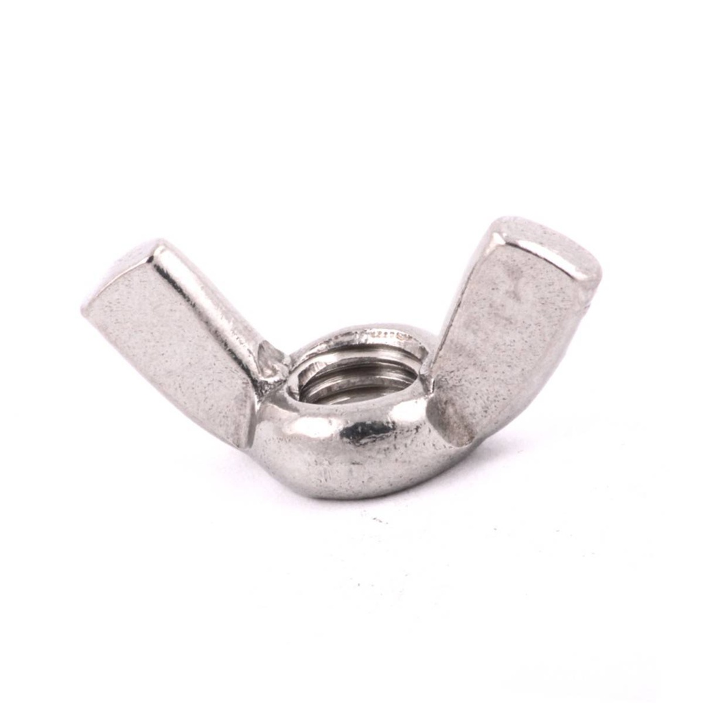TUERCA MARIPOSA ACERO INOX. 3/8-16 (Precio x Caja c/100 pzas)