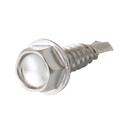 PIJA HEXAGONAL  PUNTA BROCA ACERO INOXIDABLE 410 1/4X1-1/2 (precio por caja, caja con 100 piezas)