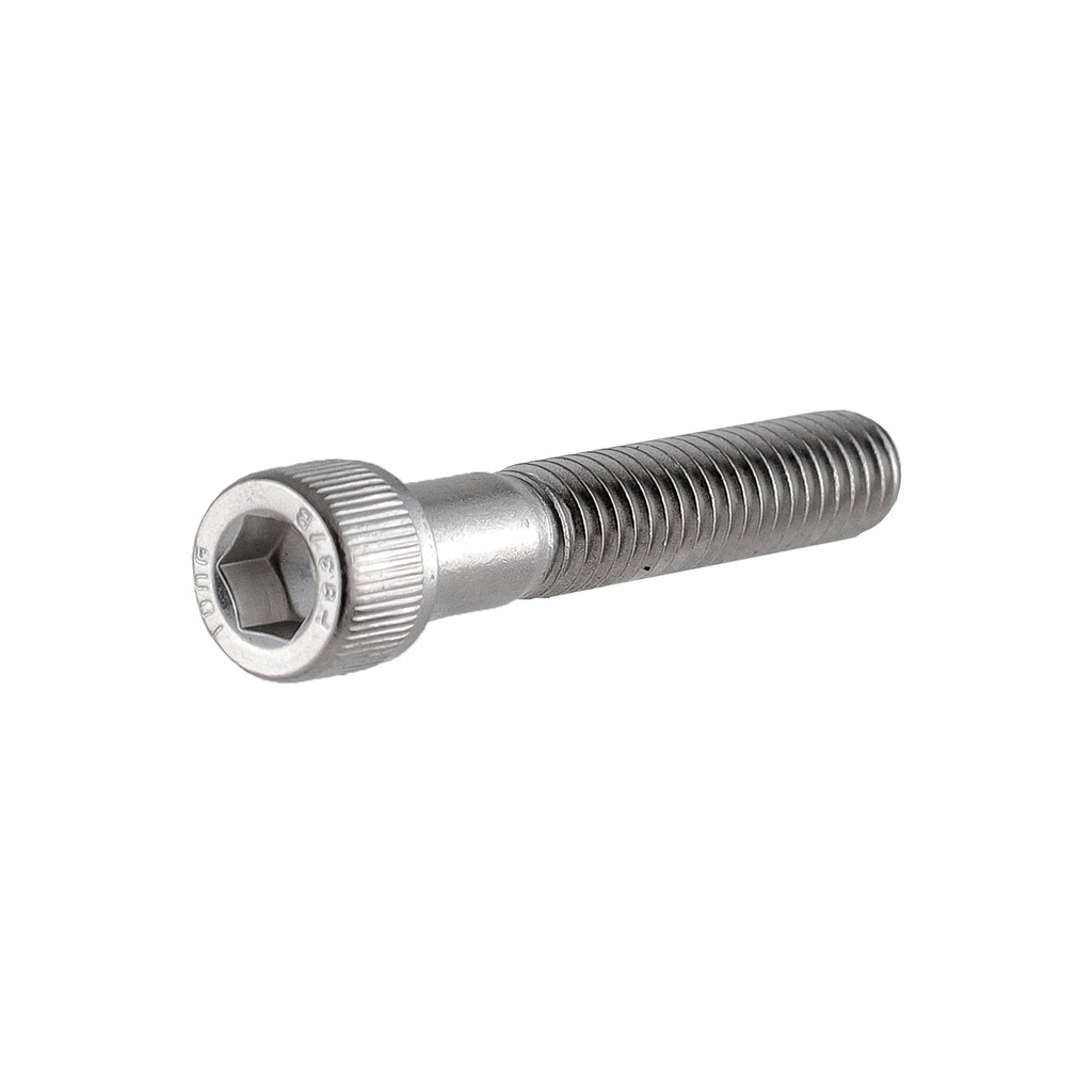 TORNILLO  ALLEN CILINDRICO INOX304 UNC 1/4 x 2 1/2 (Precio x Pza - Caja c/100 pzas)