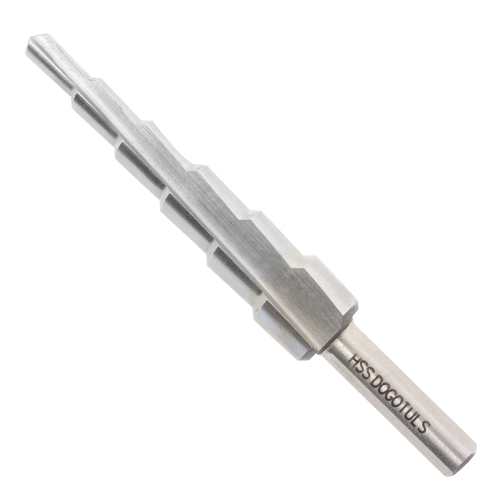 BROCA ESCALONADA M2 3/16"-7/8" ZN 1/4"