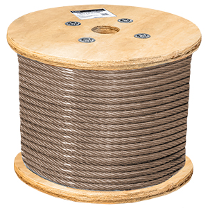 CABLE ACERO ALMA FIBRA 3/4" 6X19 500mts