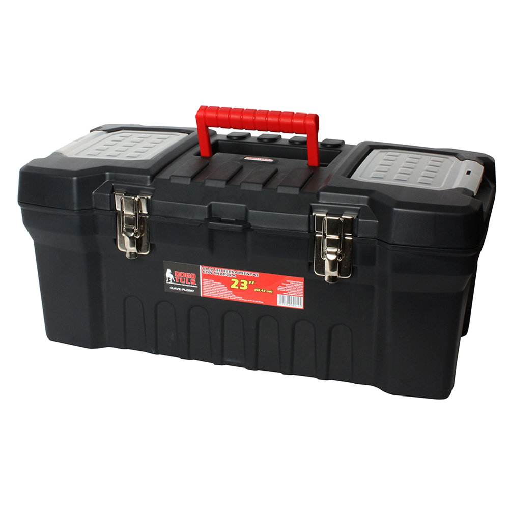 CAJA HERRAMIENTA 23" BROCHE METALICO