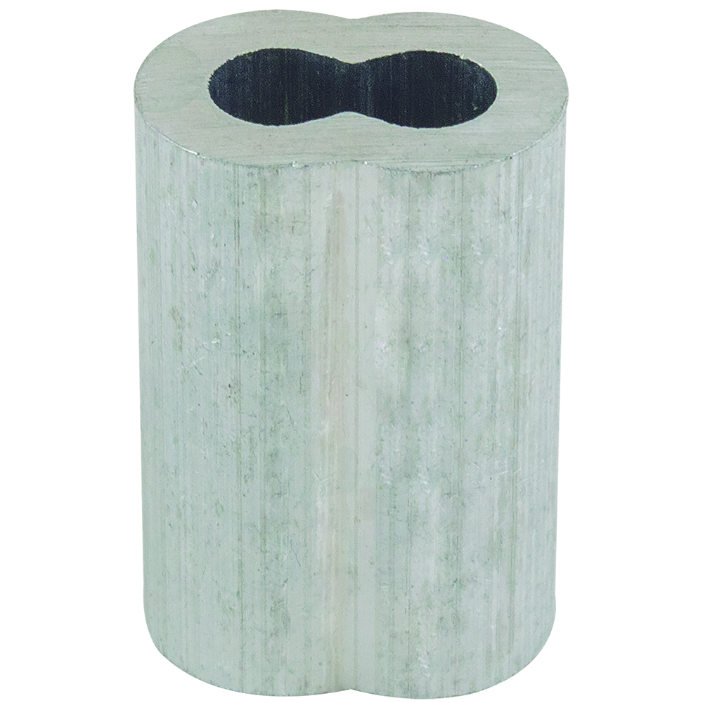 CASQUILLO ALUMINIO DOBLE 3/16"