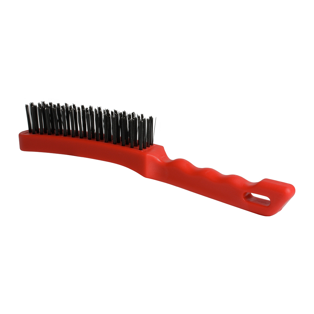 CEPILLO ALAMBRE PLASTICO 4X14 ACERO