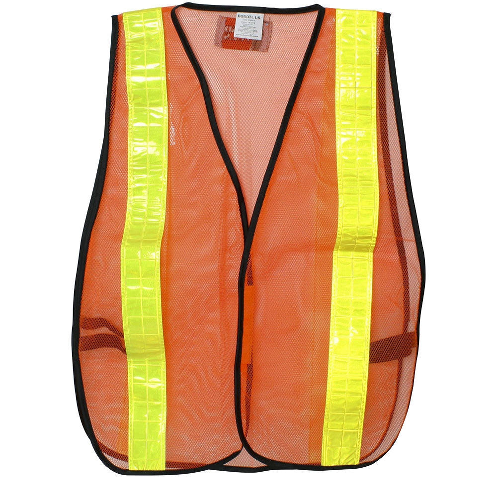 CHALECO MALLA NARANJA DE SEGURIDAD D1