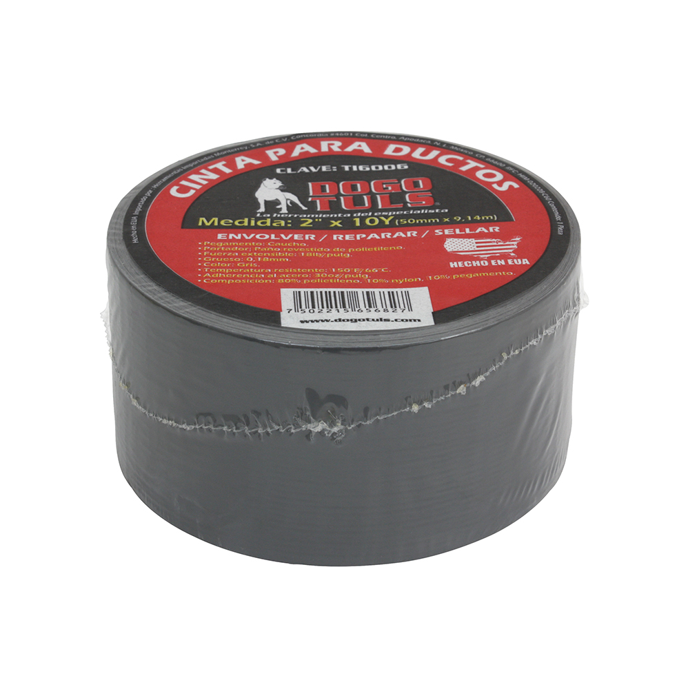 CINTA PARA DUCTOS GRIS DOGOTULS 2&quot; X 10