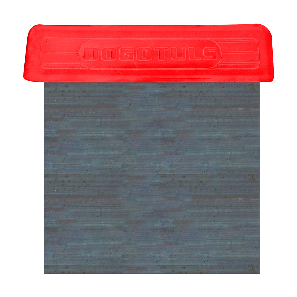 CUÑA DE ACERO CON MANGO MEDIANA 10X6,5CM