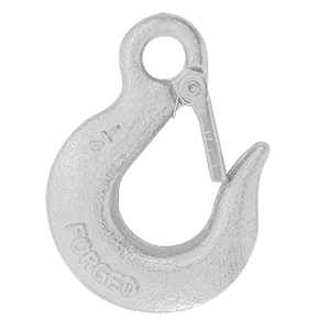 GANCHO FORJADO 1/4" OJO C/SEGURO P/CARGA
