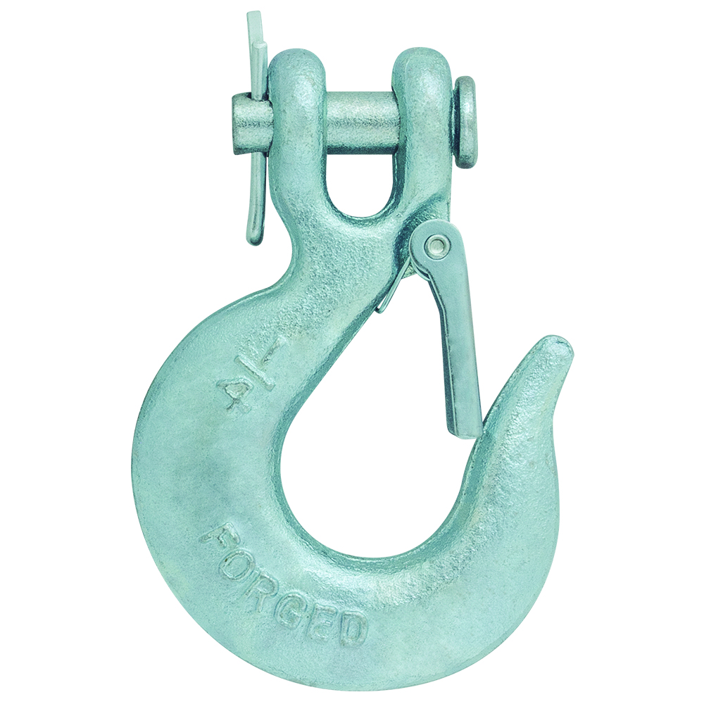 GANCHO FORJADO 1/4" PERNO SEGURO P/CARGA