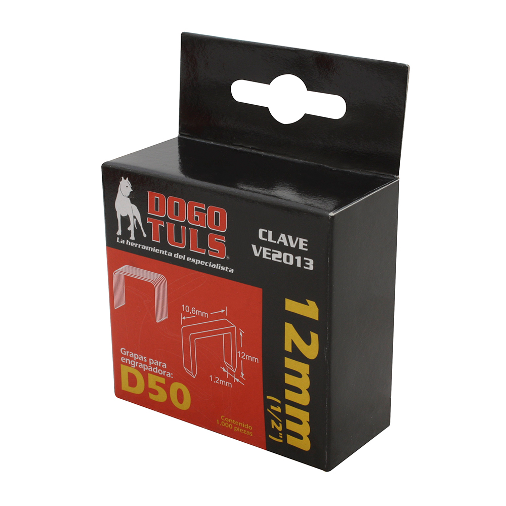 GRAPAS D50 1/2" 12MM (1000 PZS)