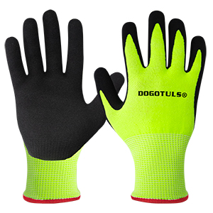 GUANTE ANTICORTE ALTAVISIBILIDAD NITRILO