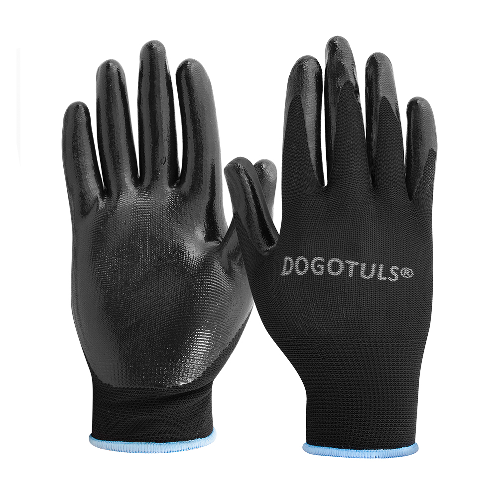 GUANTE NYLON PALMA NITRILO NEGRO CH