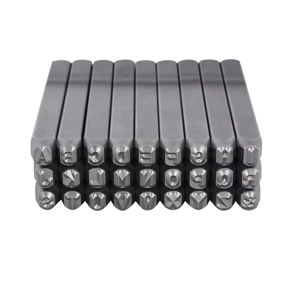 JGO DE LETRAS 1/8" GOLPE DE ACERO 3mm