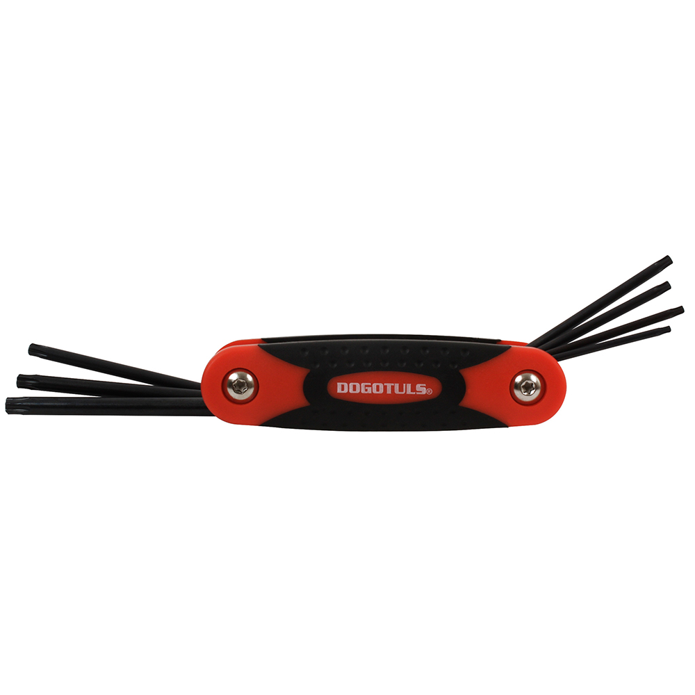 JUEGO 7 LLAVES NAVAJA T-10-T-40 HEX CR-V