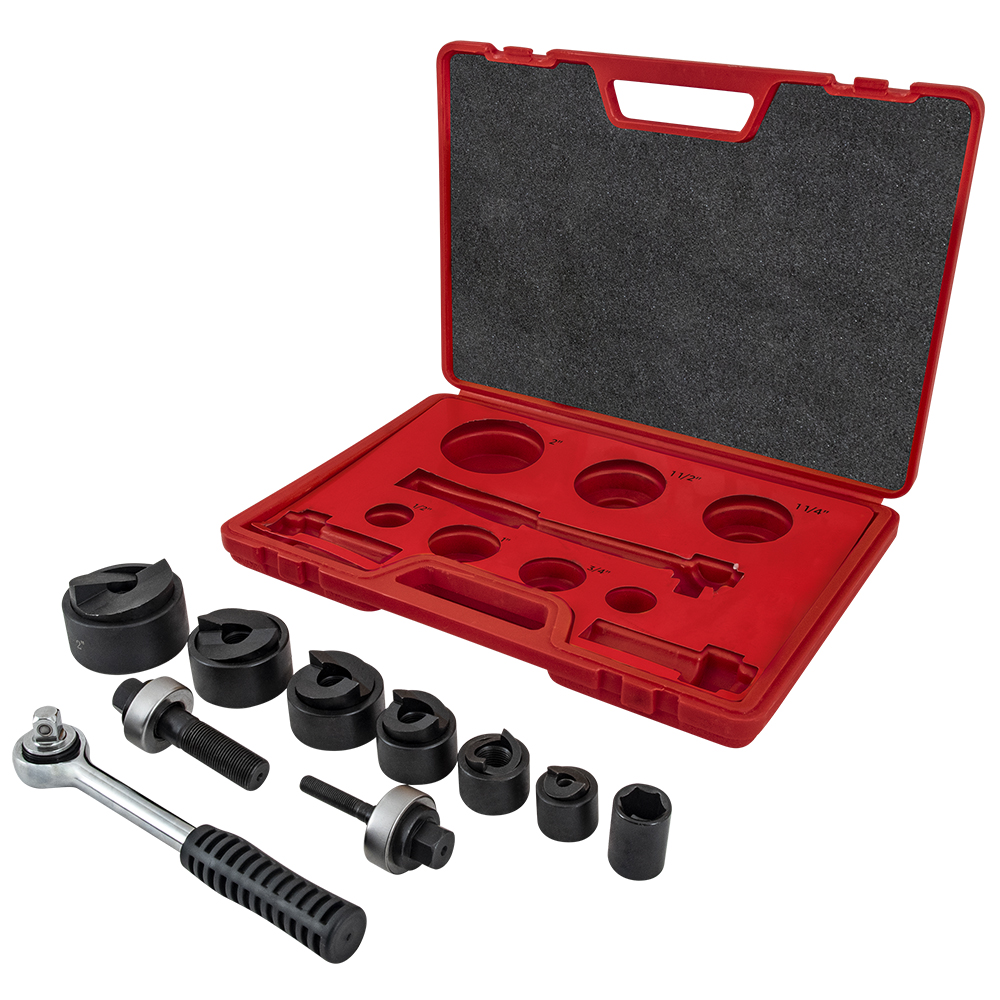 JUEGO SACABOCADOS MATRACA 1/2" A 2"