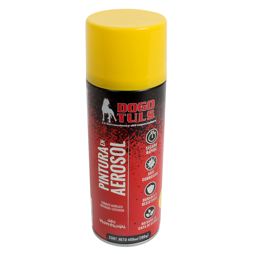 PINTURA AEROSOL BRILLANTE AMARILLO LIMON