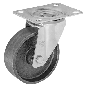 RODAJA FIERRO GIRATORIA 4"
