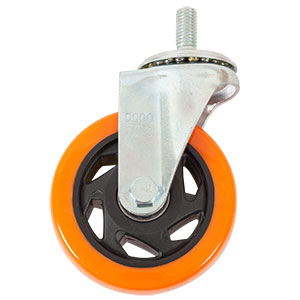 RODAJA PVC NARANJA ESPI ROSC 1/2 GIRA 4&quot;