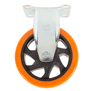 RODAJA PVC NARANJA FIJA 5&quot;